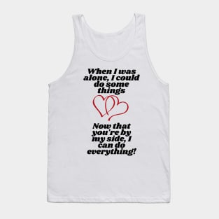 From Solitude to Everything: A Reflection on the Power of Love Tank Top